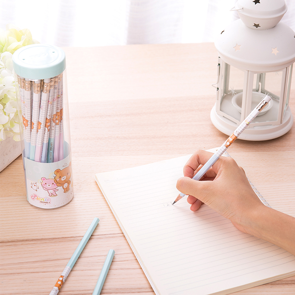 Hộp 30 Bút Chì Gỗ HB 2B Mini Dùng Vẽ Tranh Chuyên Nghiệp