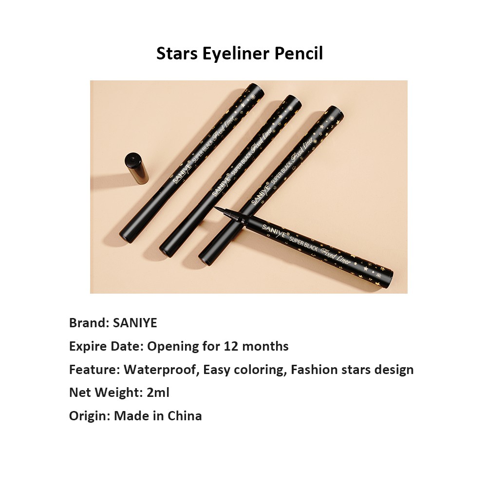 [Hàng mới về] Bút Kẻ Mắt Saniye Dạng Lỏng Dễ Trang Điểm Lâu Trôi Không Nhòe M418 | BigBuy360 - bigbuy360.vn