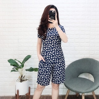 Bộ mặc nhà vải lanh Hàn.