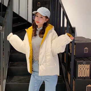 🙇‍♀️ áo phao oversize 2 mặt ❌ hàng order