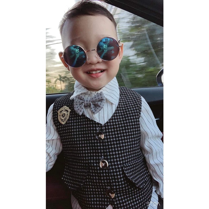 Set Vest 4 chi tiết cho bé trai cực xịn - Có ảnh thật