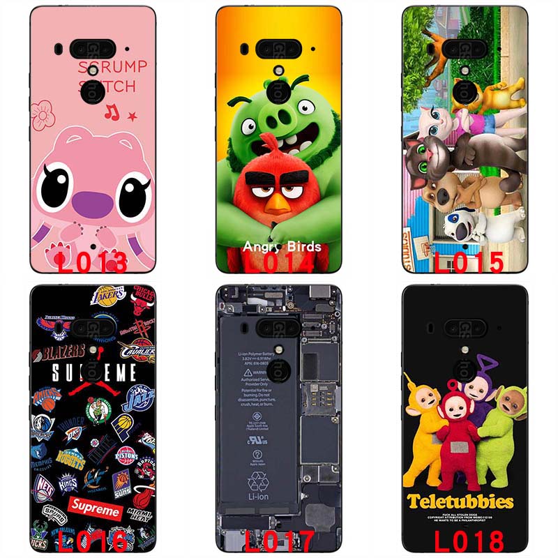 Ốp điện thoại TPU silicon mềm vẽ họa tiết hoạt hình anime dễ thương cho HTC U12 pLus