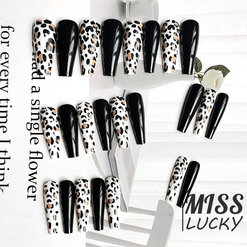 Set 24 Móng Tay Giả Thời Trang Độc Đáo Dành Cho Nữ