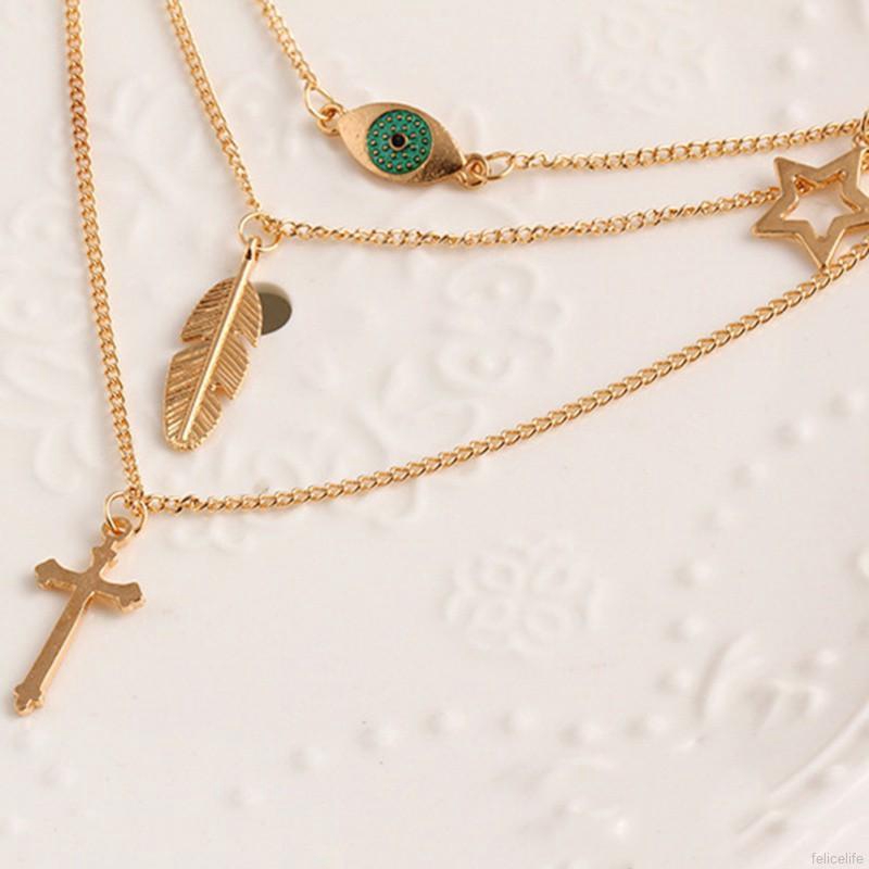 Vòng cổ nhiều tầng cho nữ