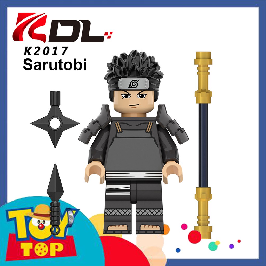 [Một con] Đồ chơi nhân vật Naruto Ninja - Minifigures các mẫu Akatsuki Hidan , Rock Lee , Orochimaru ,  ...KDL 803