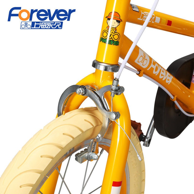 [Xe đạp   bánh 12, 14, 16]Xe đạp trẻ em vĩnh viễn 2-3-6-8 tuổi Xe đạp trẻ em 14 inch 16 inch Xe đạp phong cách retro cho