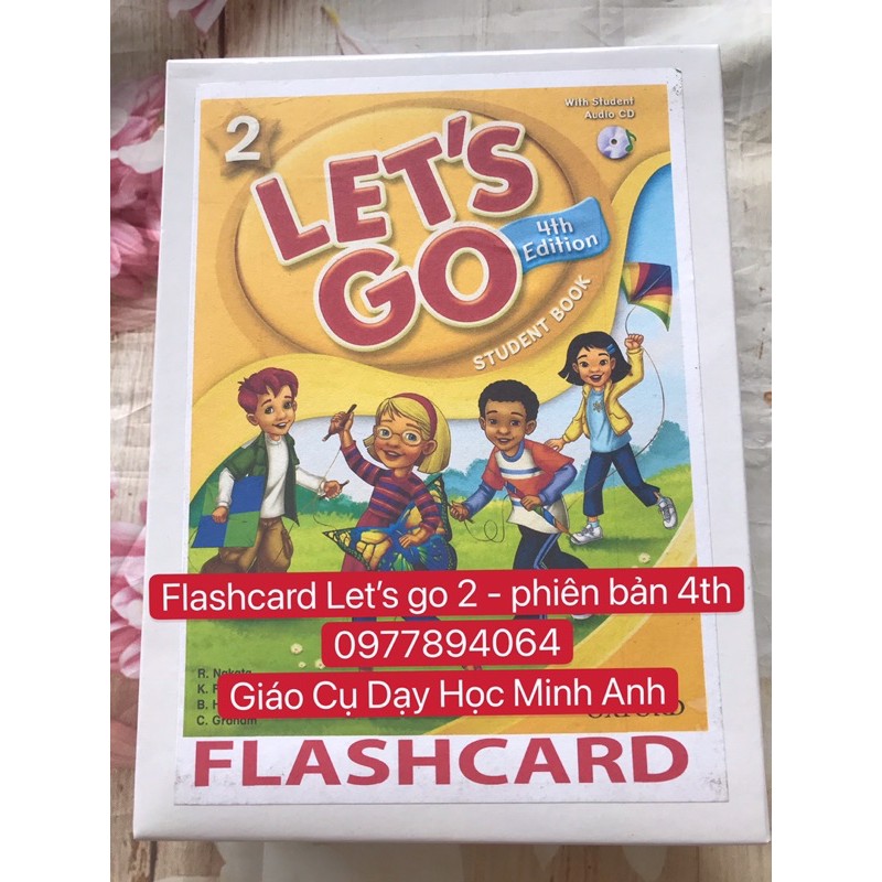 Flashcards  Let’s go 2 phiên bản 4th ☘️197 thẻ thiết kế hai mặt siêu đẹp💯