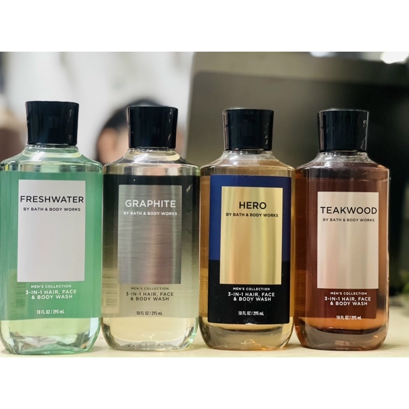 Sữa tắm gội Nam 3 in 1 Bath and Body Works Men Collection 295ml