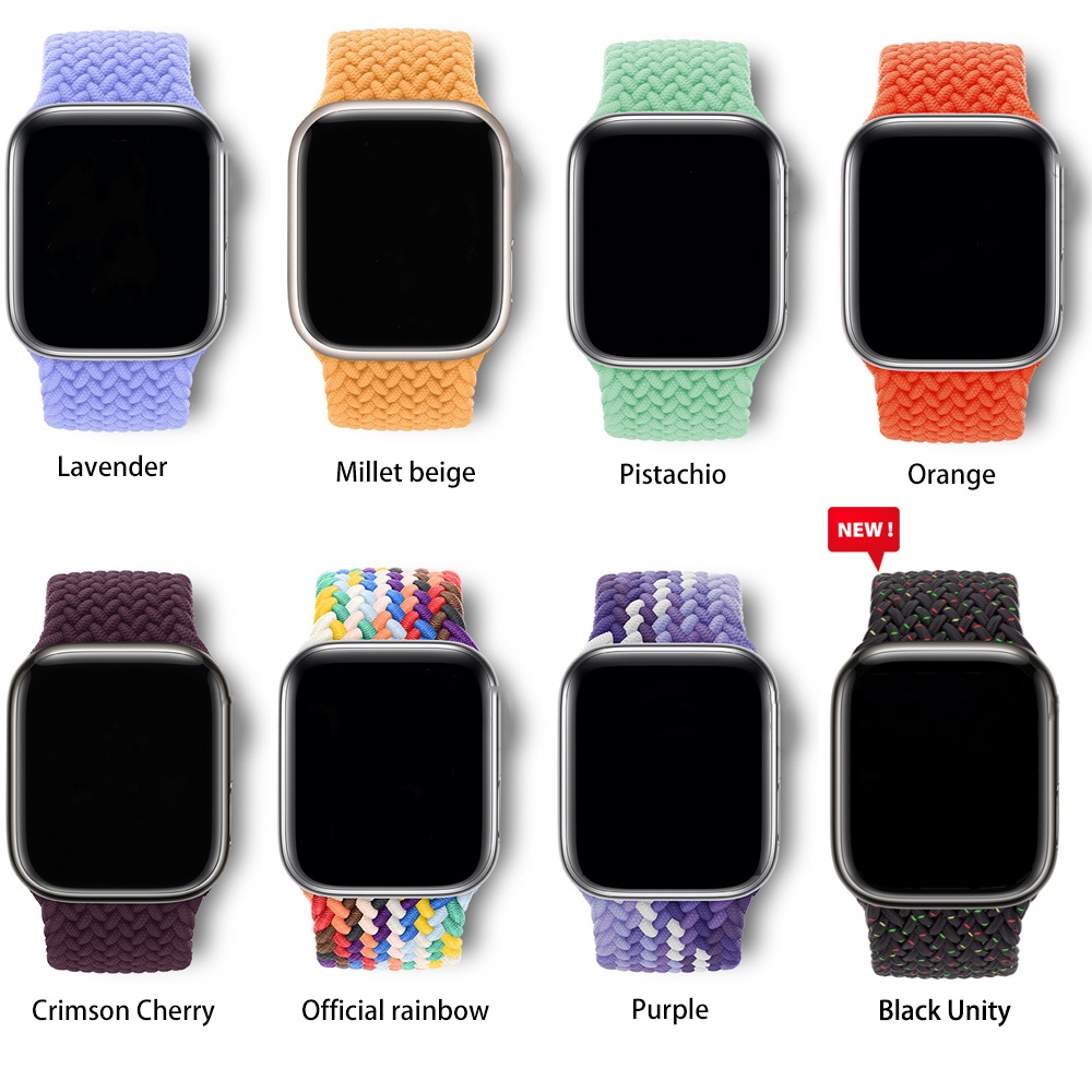 Dây Đeo Đồng Hồ Bằng Nylon Kiểu Mới Cho iwatch 49mm 45mm 41mm 44mm 40mm 42mm 38mm iwatch Ultra series 8 / 7 / 6 / 5 / 4 / 3 / 2 / 1 / SE