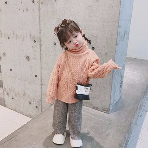 ❤Áo sweater Dệt Kim Cổ Lọ Dày Dặn Màu Trơn Thời Trang Mùa Đông Cho Nam Và Nữ