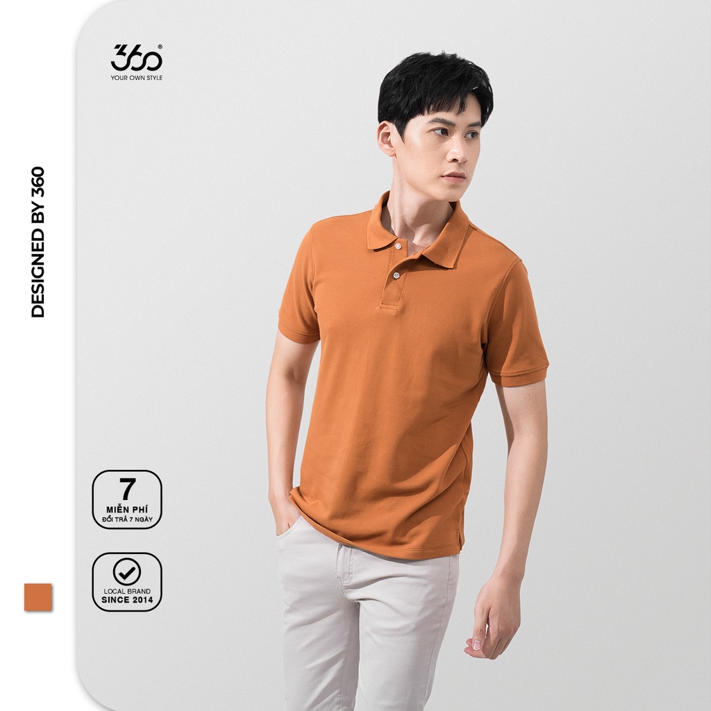 Áo polo nam local brand 360 BOUTIQUE chất liệu cao cấp - POTTK217