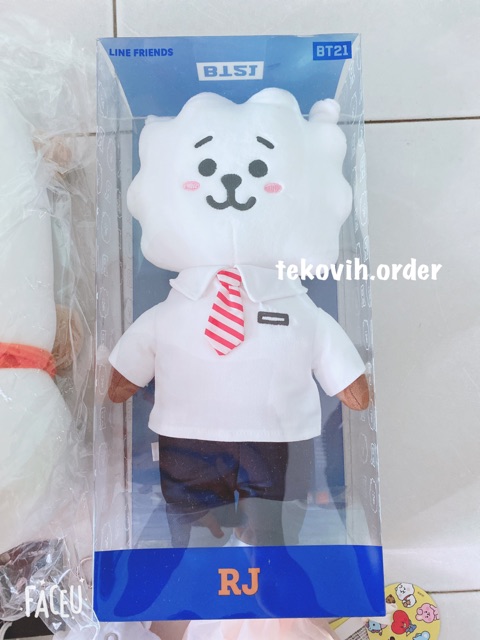 (Sẵn Rj) Gấu bông | Standing doll school BT21 (chính hãng)