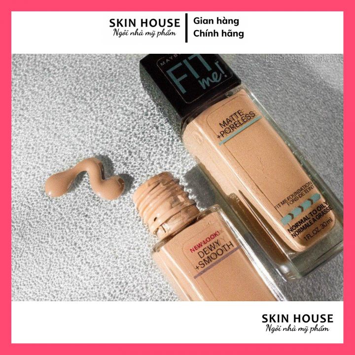 Kem Nền Maybelline Fit Me - Kem Nền Mịn Nhẹ Kiềm Dầu Fit Me Maybelline New York Matte Poreless Foundation SPF 22 30ml | BigBuy360 - bigbuy360.vn