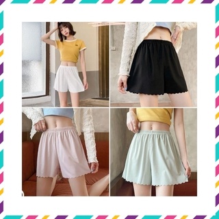 Quần short mặc ở nhà nữ freesize cạp chun thoải mái