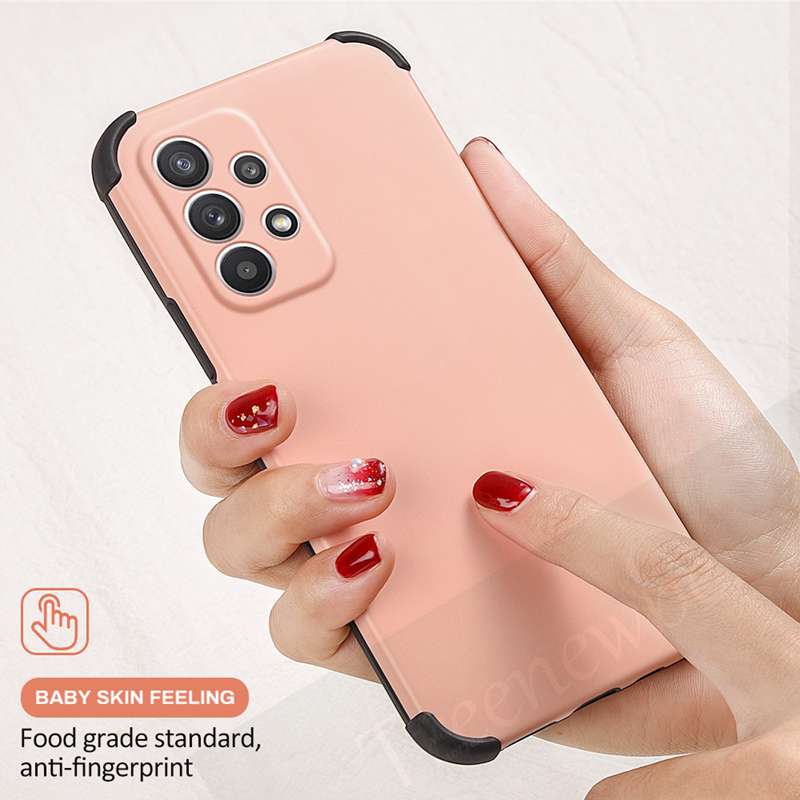 Ốp Lưng Chống Sốc Màu Trơn Cho Vivo V21 V20 Se Y51 2020 Y31 Y72 Y52S X60 Pro 5g