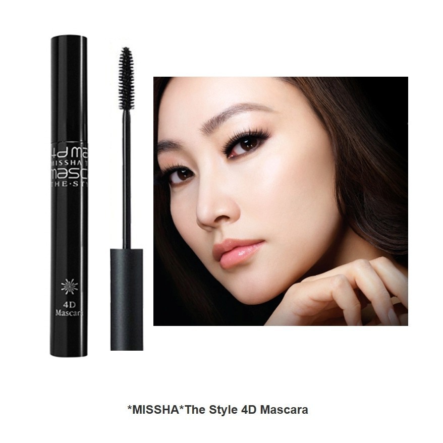 Chuốt mi mascara chống nước - Chuốt mi Missha cong the style 4D mascara không thấm nước Auth Hàn Quốc