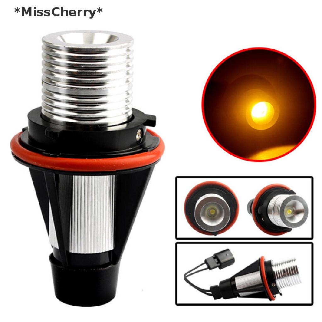 1 Bóng Đèn LED Mắt Thiên Thần Ánh Sáng Trắng / Vàng / Trắng Chuyên Dụng Cho Xe Hơi E39 E60 E87 X5