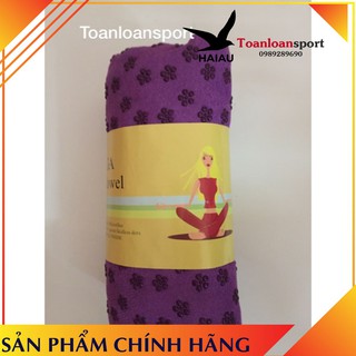 Khăn trải thảm yoga hạt cao su Mat Tower ( tặng túi)