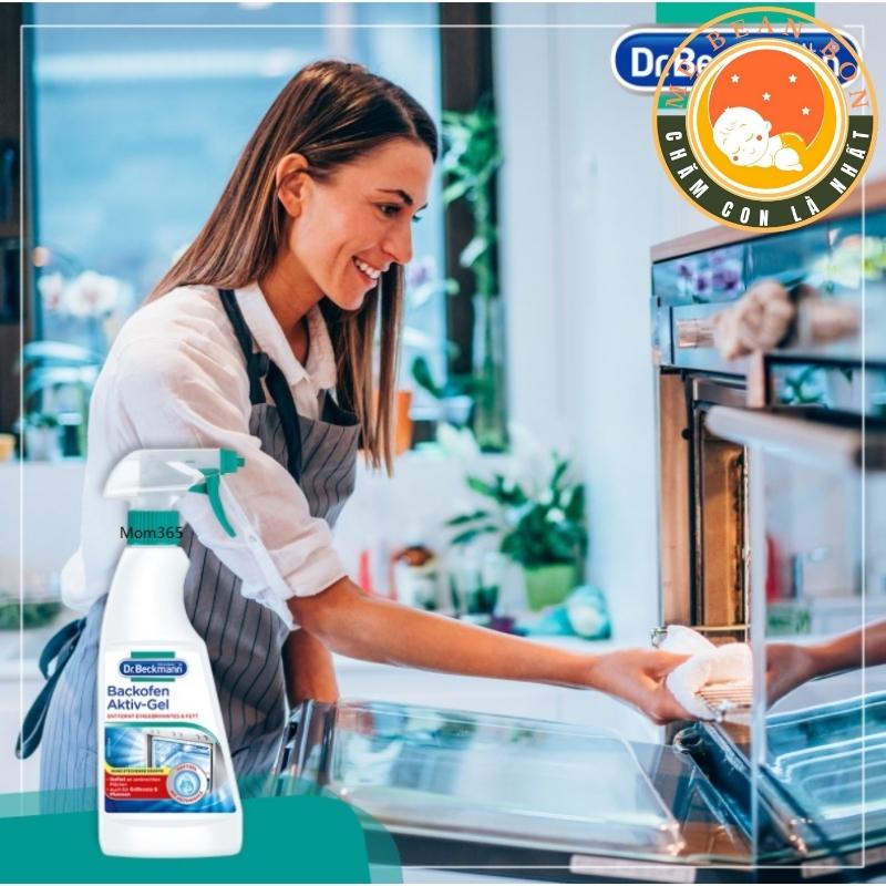 Dung dịch vệ sinh lò vi sóng lò nướng nồi chiên không dầu Dr beckmann an toàn đánh bay bui bẩn khử mùi hôi - mẹ bean bon