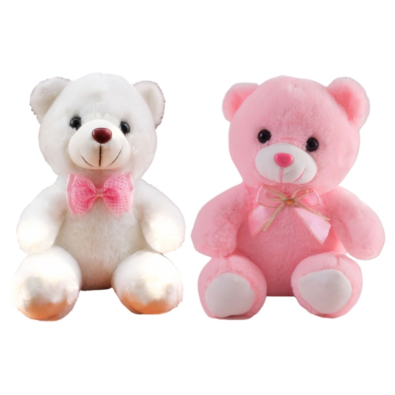 Đồ chơi nhồi bông Hình Gấu Teddy Phát Sáng Trong Đêm Sáng Tạo 20cm