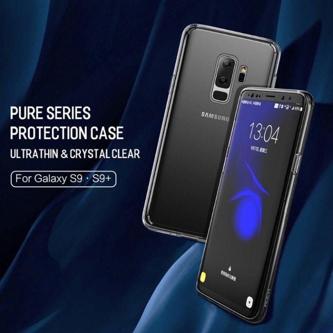 Ốp lưng silicon dẻo trong suốt cho Samsung Galaxy S9 / S9 Plus mỏng 0.6mm chính hãng Ultra Thin