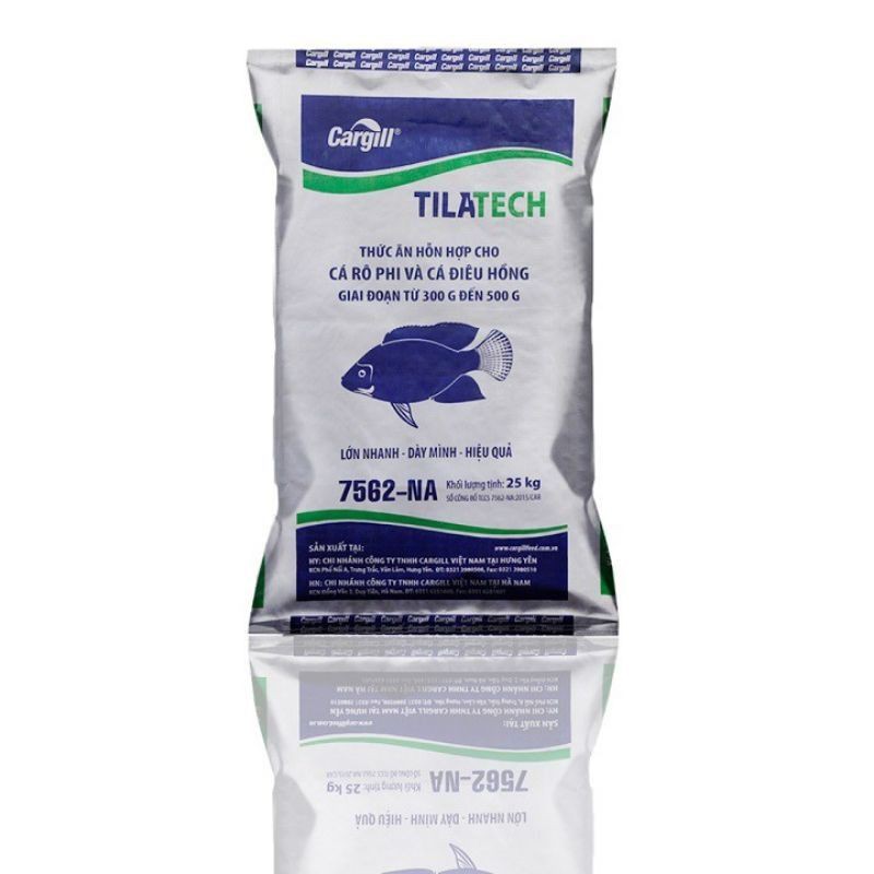1kg cám Cagill , thức ăn cho cá cảnh, mồi câu siêu dính