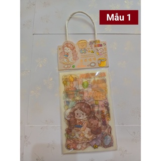 🔹 Sticker Hình Dán Xấp 4 Tấm ngẫu nhiên