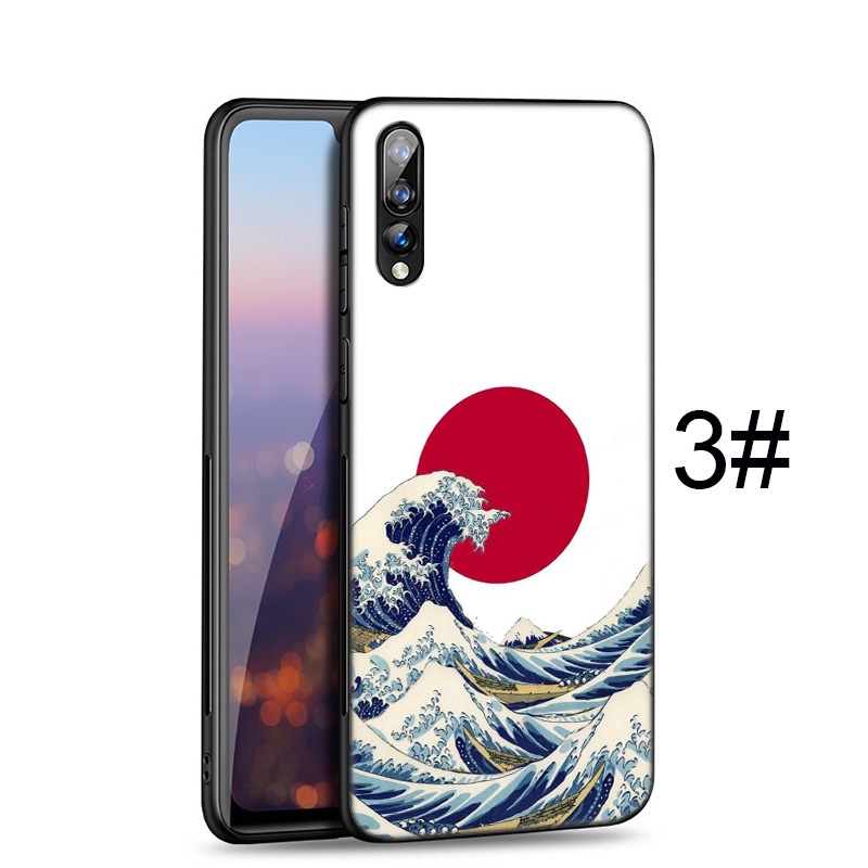 Ốp điện thoại mềm in LU210 The Great Wave cho Huawei P30 P Smart Z S 2021 2019 Mate 20 Lite Pro Mate20