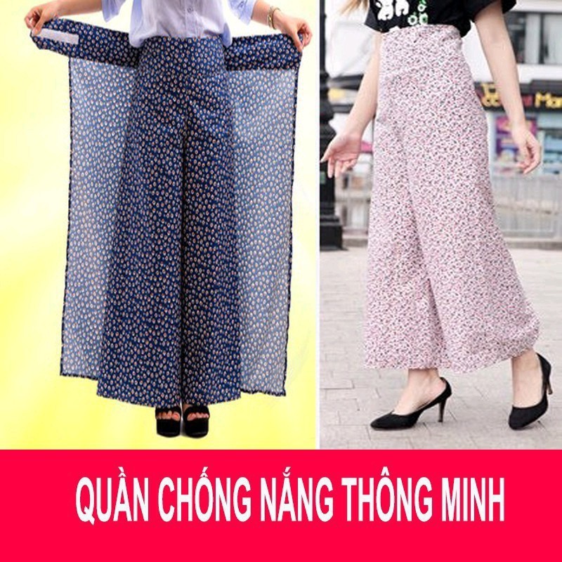 Váy chống nắng dạng quần tiện lợi