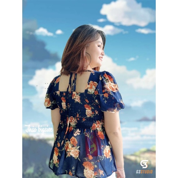 Bigsize 55 đến 90 ký áo hoa