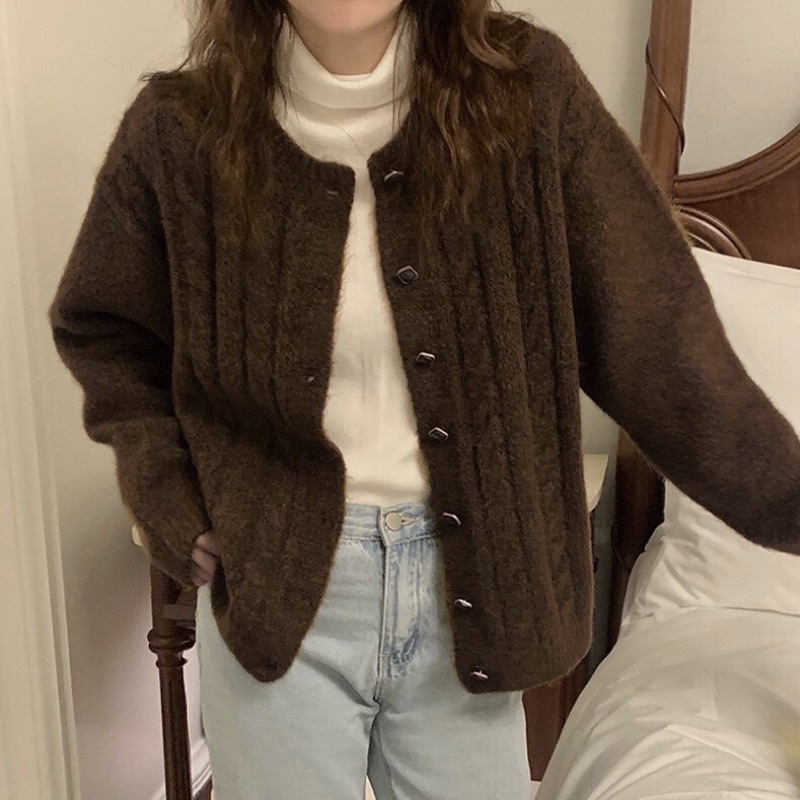 CARDIGAN LEN MỀM MỊN