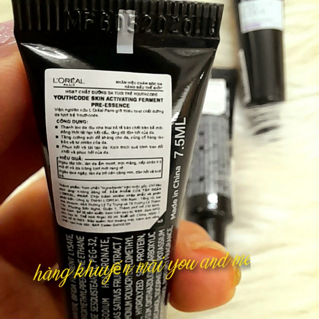 (mẫu thử  7.5ml) Hoạt chất trẻ hóa da L'Oreal Paris Youth Code | BigBuy360 - bigbuy360.vn