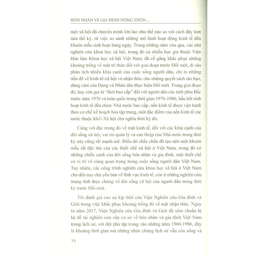 Sách - Hôn Nhân Và Gia Đình Nông Thôn Đồng Bằng Bắc Bộ Giai Đoạn 1960 - 1975