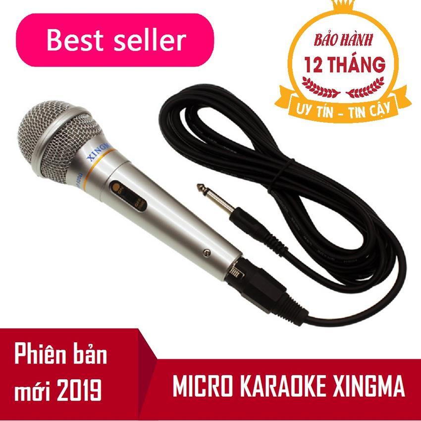 Mic Chống Hú, Chống Rè, Micro Karaoke XINGMA AK-319, Micro Chuyên Nghiệp Có Dây,Bắt Âm Tốt, Giọng Hay