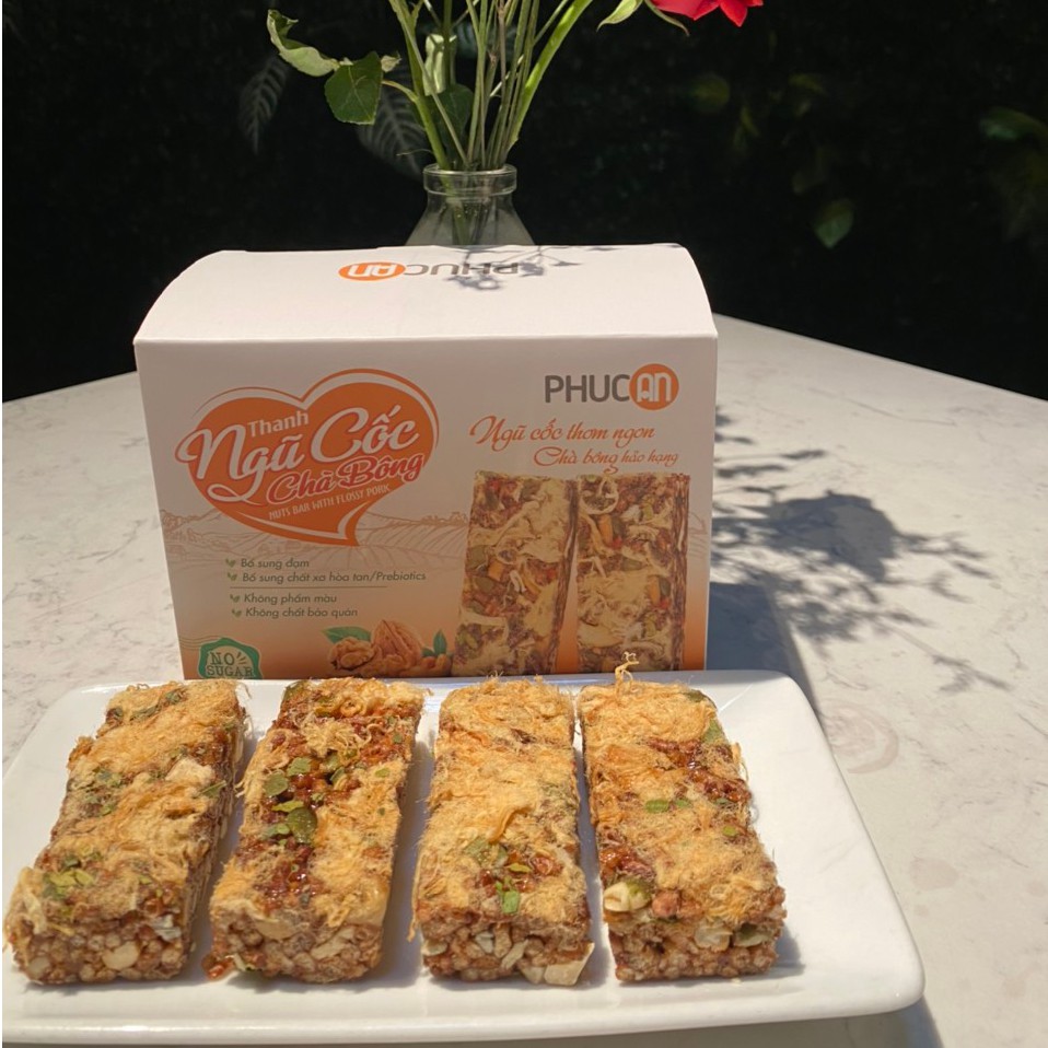 [Mã 267FMCGSALE giảm 8% đơn 500K] Thanh Ngũ Cốc Rong Biển Phúc An (Hộp 5 Thanh) - Rong Biển Tươi Xanh Ngũ Cốc Nguyên Hạt | BigBuy360 - bigbuy360.vn