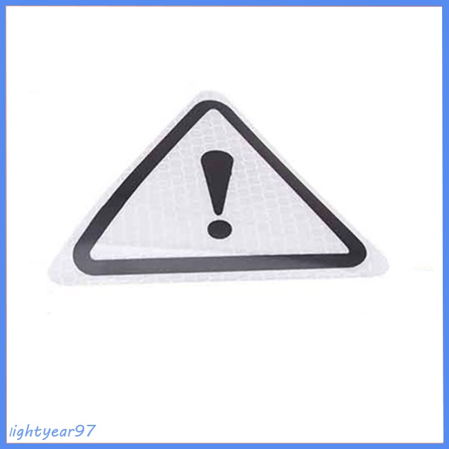 Nhãn Dán Phản Quang Cảnh Báo Hình Tam Giác Trang Trí Thân Xe Hơi / Xe Máy