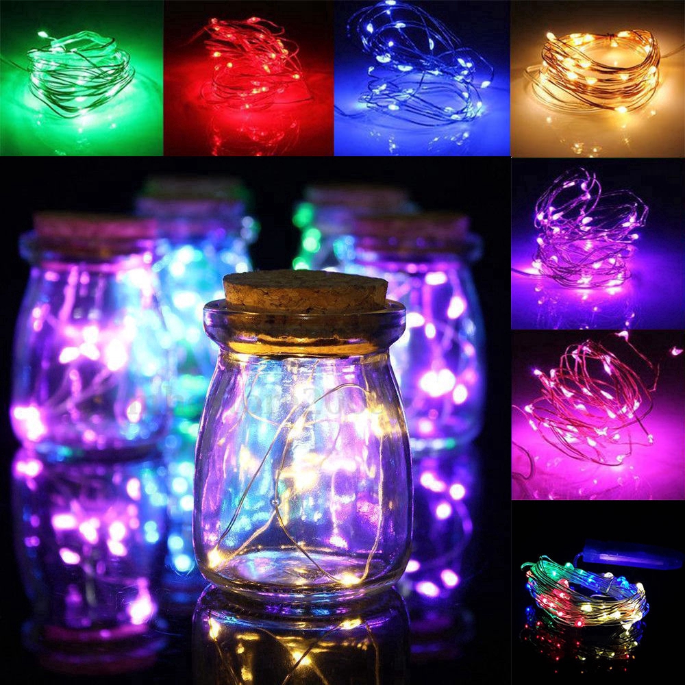 Dây đèn LED 6ft nhiều màu tùy chọn dùng trang trí