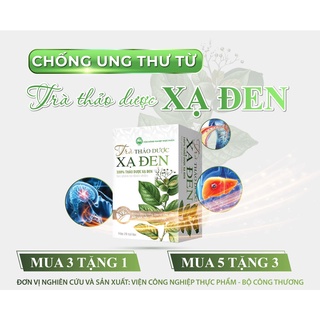 Trà thảo mộc 100% xạ đen hộp túi lọc 28 gói