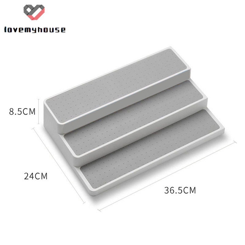 Kệ Để Gia Vị 3 Tầng Chống Trượt Dễ Dàng Chùi Rửa Tiện Dụng | BigBuy360 - bigbuy360.vn