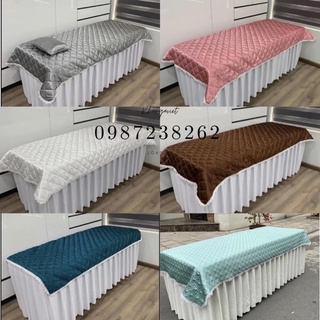 Tấm phủ lụa chần bông kích thước 110x220. bảng màu ảnh cuối