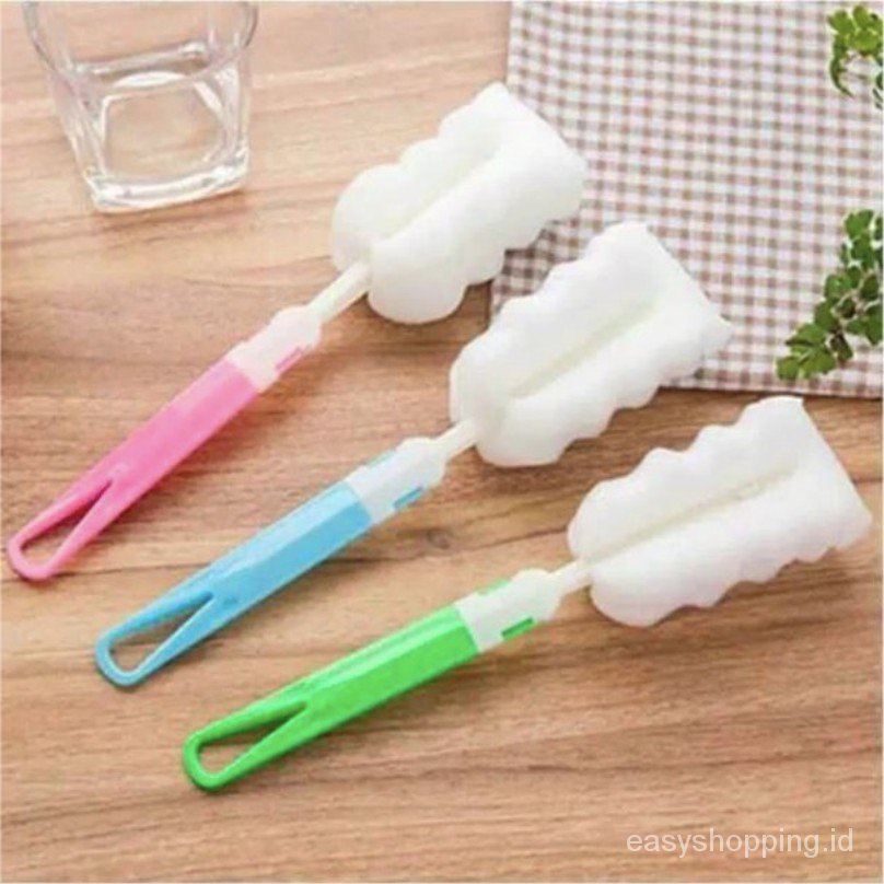 Cọ Xốp Hai Màu Có Mút Xốp Giữ Nhiệt Cho Bình Sữa Em Bé Mpasi Kc0666