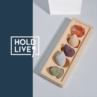 Set bông mút tán kem nền trang điềm Hold Live 7 Beauty Blender chính hãng