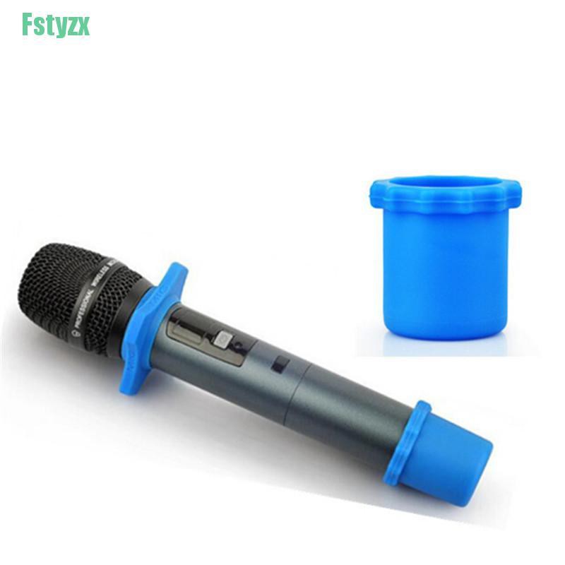 fstyzx Anti-Rolling Microphone Protection Ring Wireless Slip Holder Protective Cover