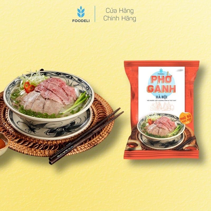 Phở Gánh Hà Nội Ăn Liền Foodeli Gói 75g