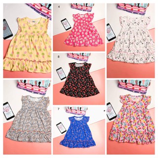 Váy cotton xuất dư bé gái siêu dễ thương