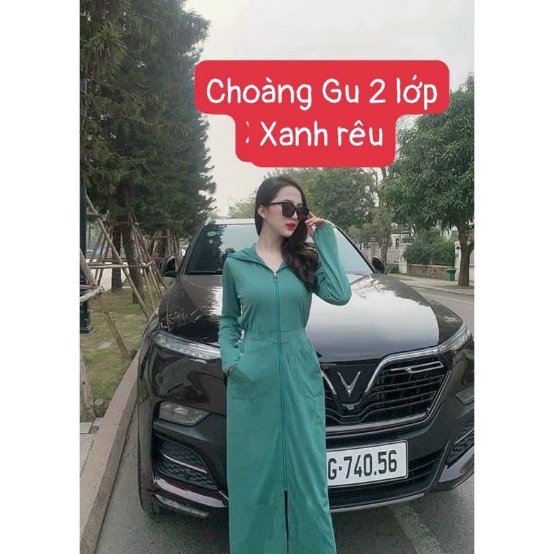 CHOÀNG GU 2 LỚP chất đẹp, chất hạt xoàn, mềm mát