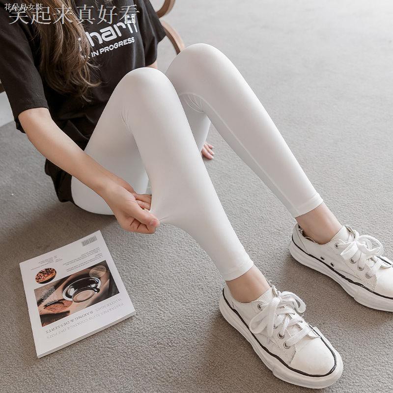 Quần Legging Lưng Cao Chất Liệu Lụa Mỏng Cao Cấp Thời Trang Cho Nữ