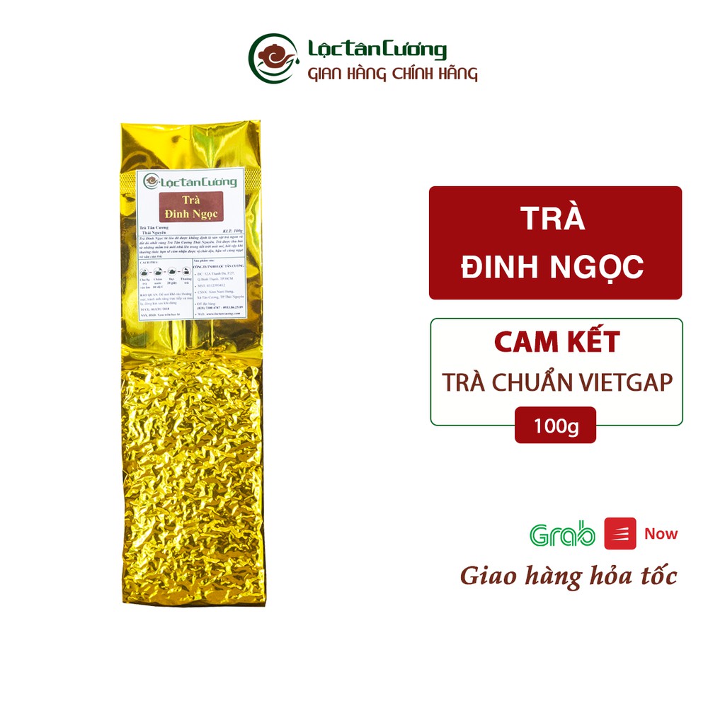 Trà Đinh Ngọc Thái Nguyên Lộc Tân Cương Túi 100g - Trà Thái Nguyên Thượng Hạng