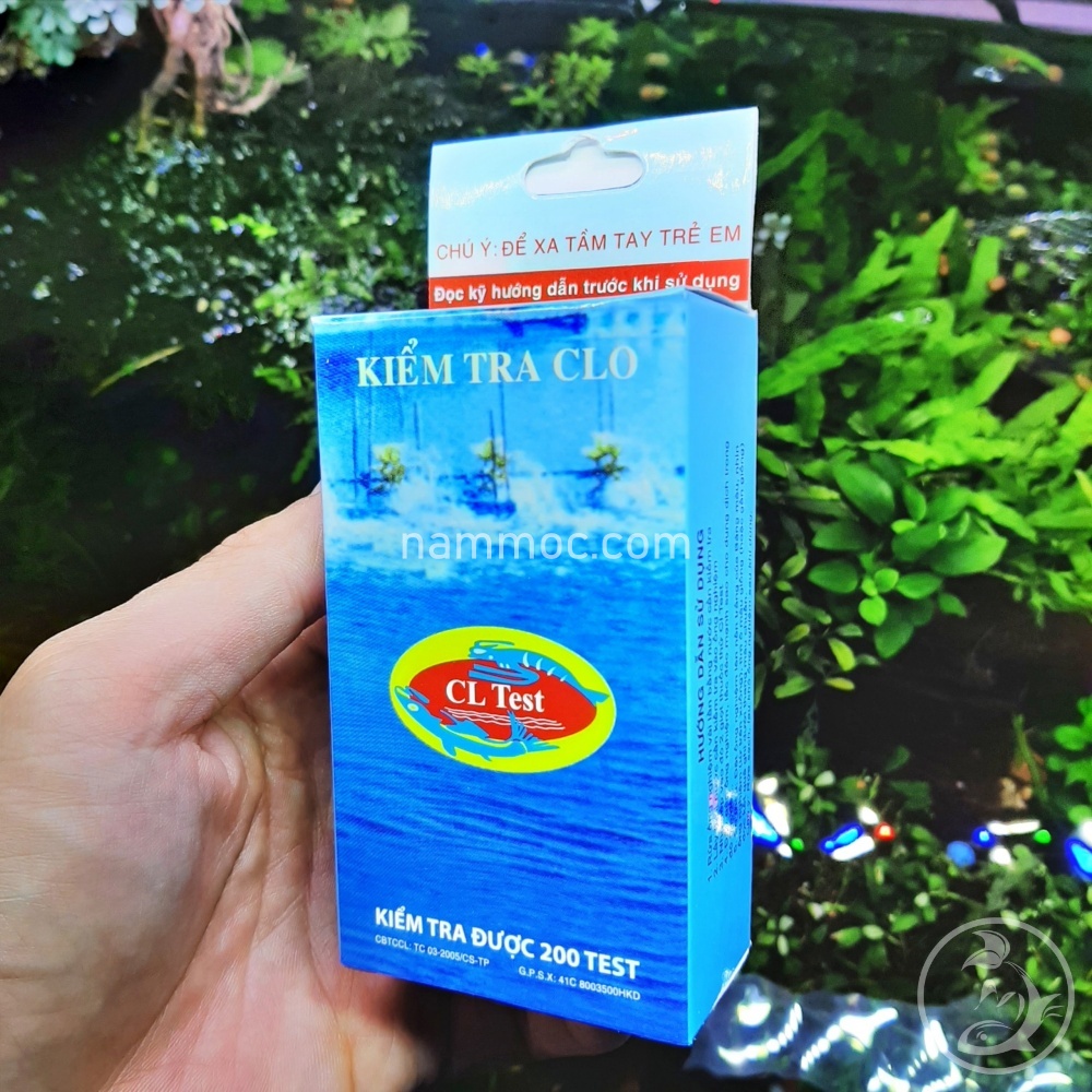 Clo Test Kit - Kiểm Tra Lượng Clo Có Trong Nước Của Bể Cá Cảnh, Thuỷ Sinh (hàng Việt Nam)