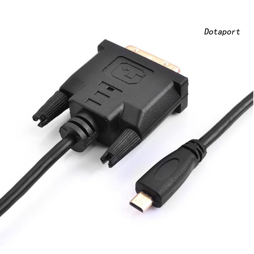 Cáp Chuyển Đổi Micro HDMI Sang DVI 24+1Pin Cho HDTV Doenjiey 0.3/1/1.8m